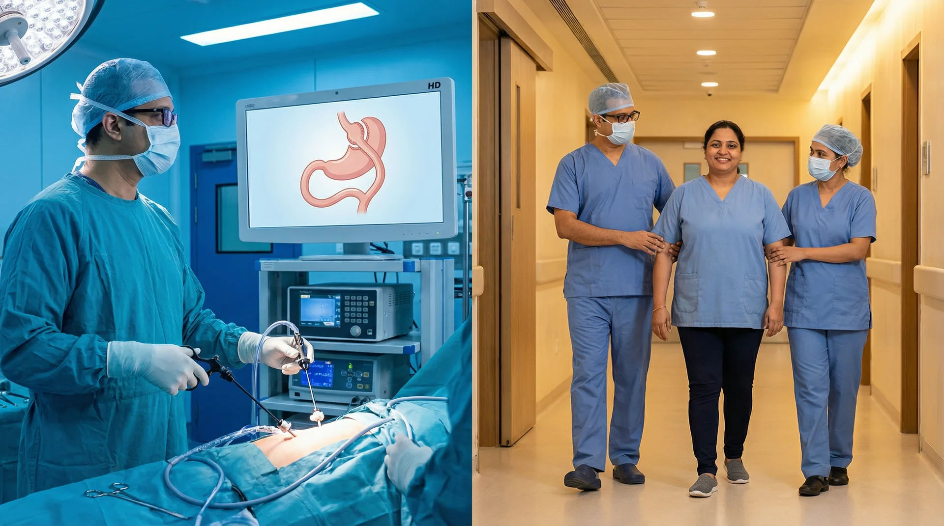 Recovery after Laparoscopic Roux-en-Y Gastric Bypass (RYGB) at Metabariatrics Mumbai